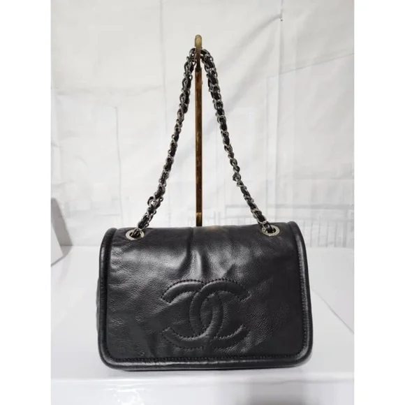 Authentic CHANEL Caviar Large Timeless CC Flap Shoulder Bag Black - Picture 16 of 16